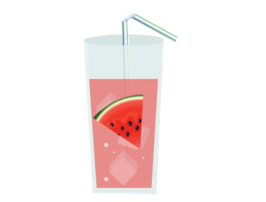 Wasser mit Wassermelone